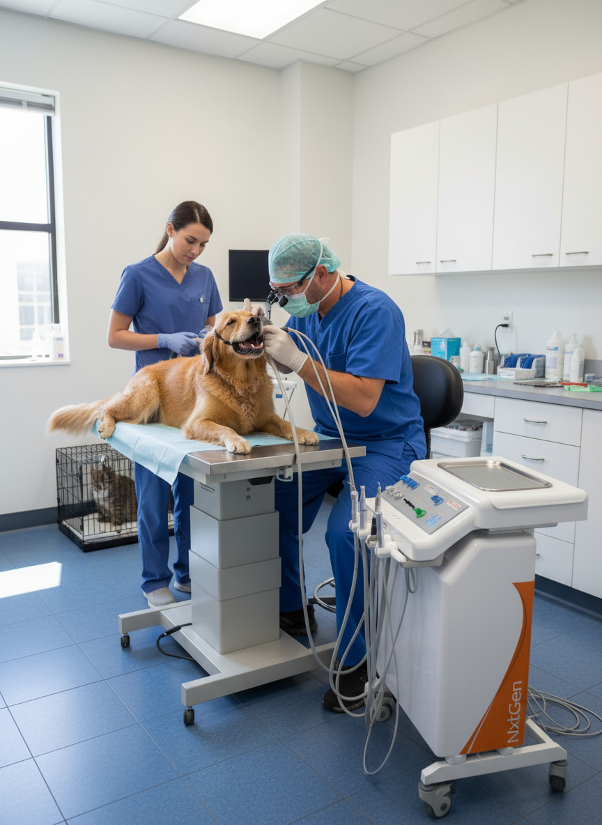 NxtGen Mobile Dental Vet Cart