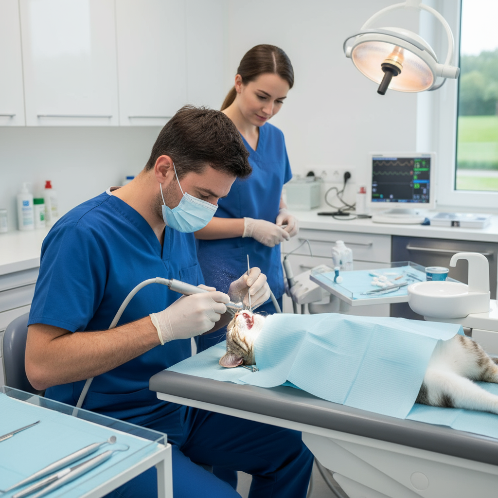 Veterinary High-Speed Handpiece – Direct LED Light, Triple Water Spray